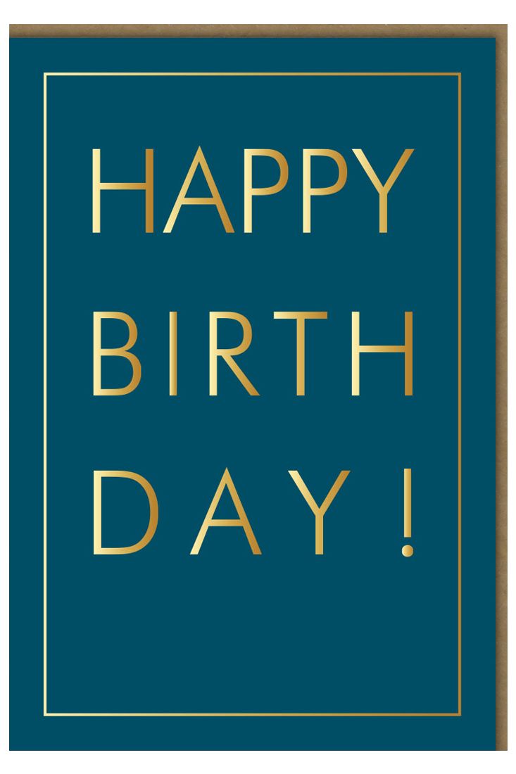 Glückwunschkarte schön Geburtstag Gutsch Happy Birthday!