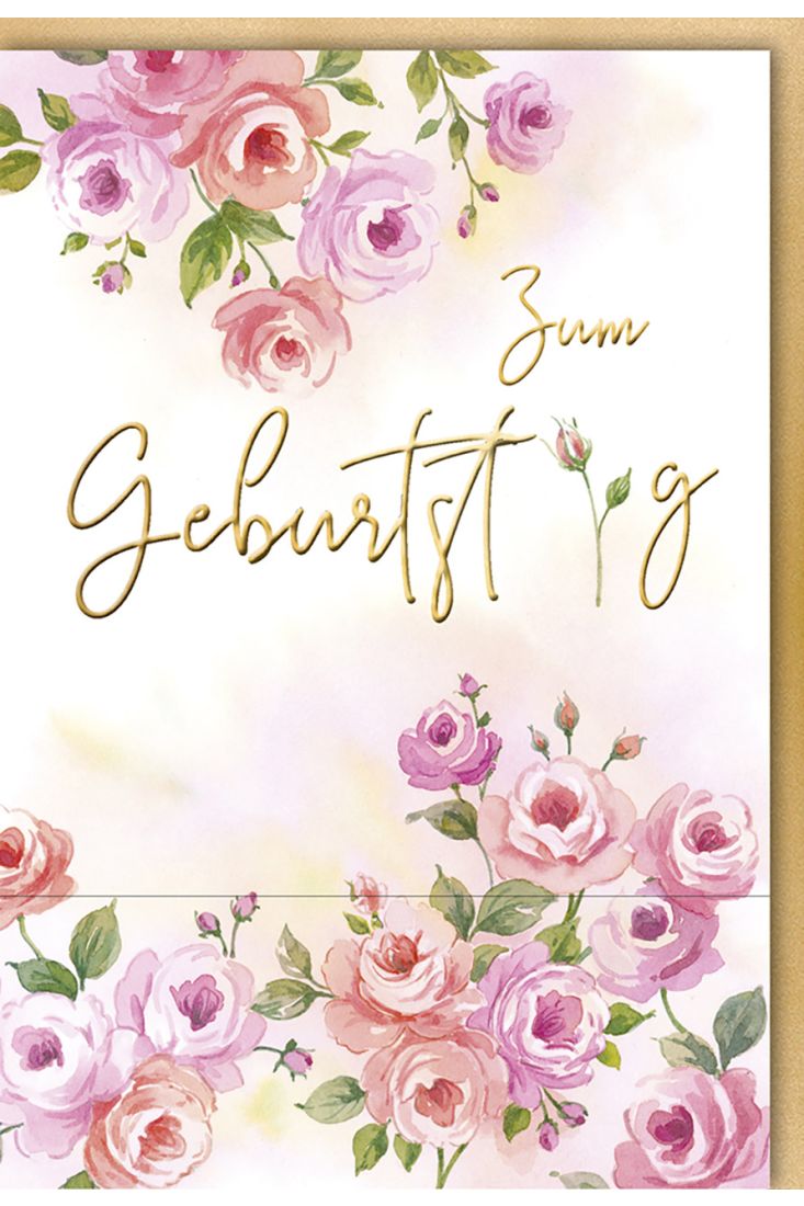 Geburtstagskarte aquarell 