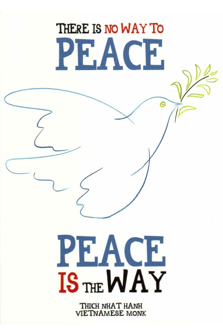 Postkarte Way to peace