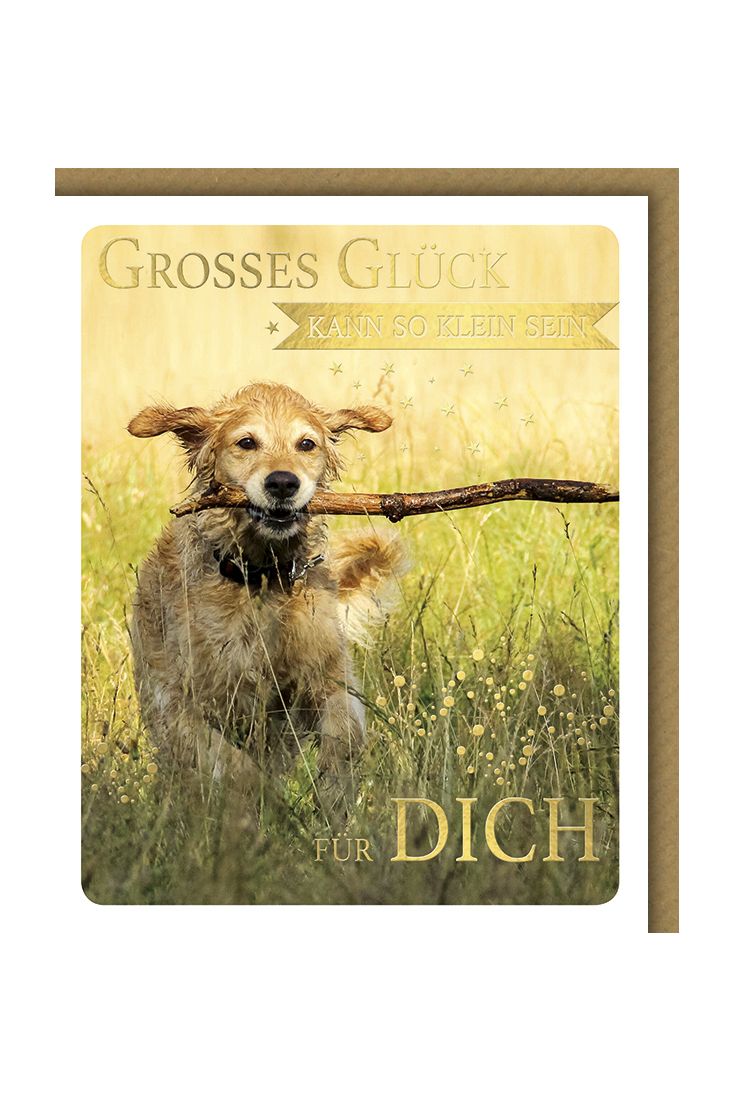 Glückwunschkarte Geburtstag Snapshot Großes Glück kann so klein sein, für dich