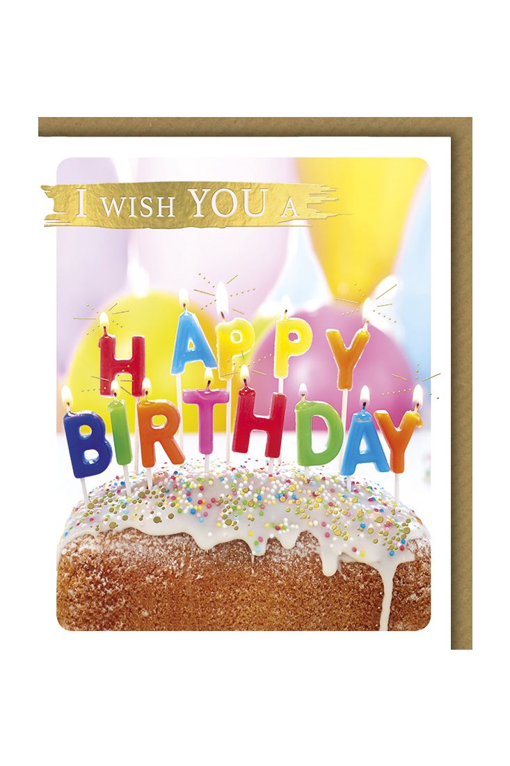 Glückwunschkarte Geburtstag Snapshot I wish you a happy birthday
