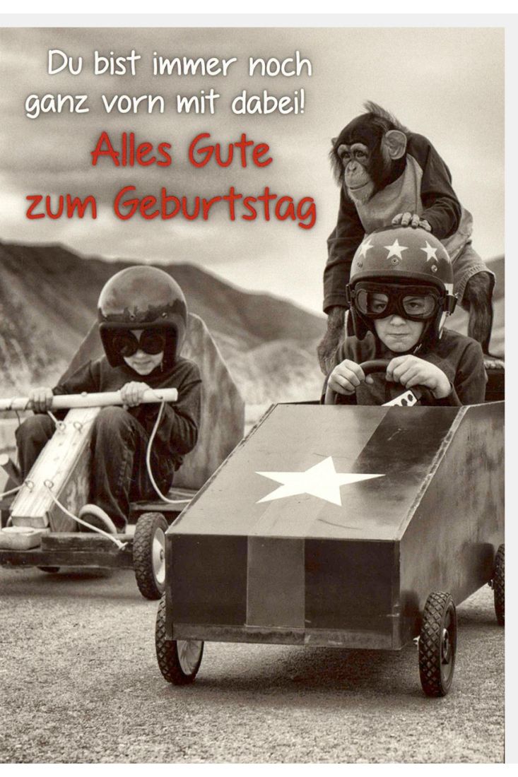 Glückwunschkarte Geburtstag Spruch Du bist immer noch ganz vorn mit dabei