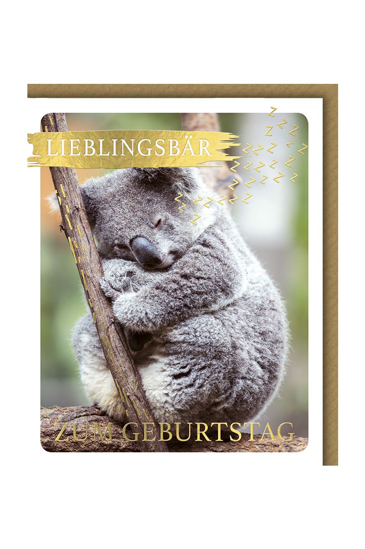 Glückwunschkarte Geburtstag Snapshot Lieblingsbär zum Geburtstag