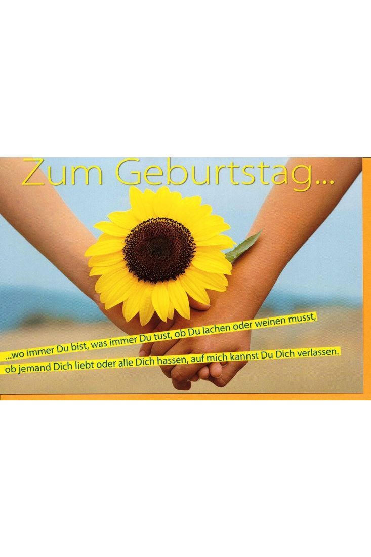 Geburtstagskarte Spruch Freundschaft Halt