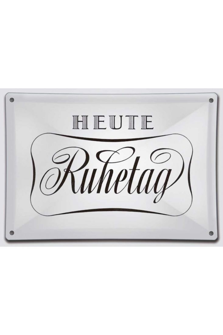 Postkarte Sprüche: Ruhetag