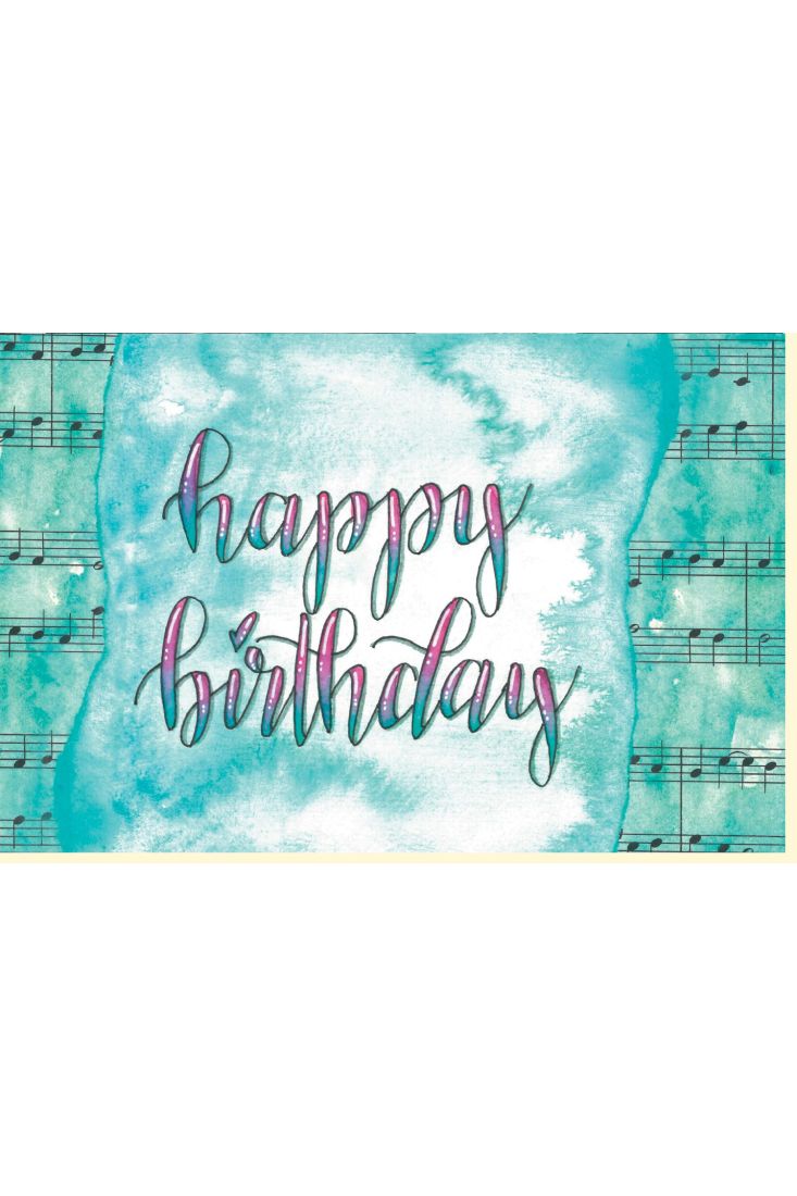 Glückwunschkarte Geburtstag Schriftkarte, Naturkarton