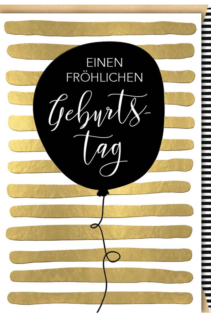 Glückwunschkarte Spruch Geburtstag Einen fröhlichen Geburtstag