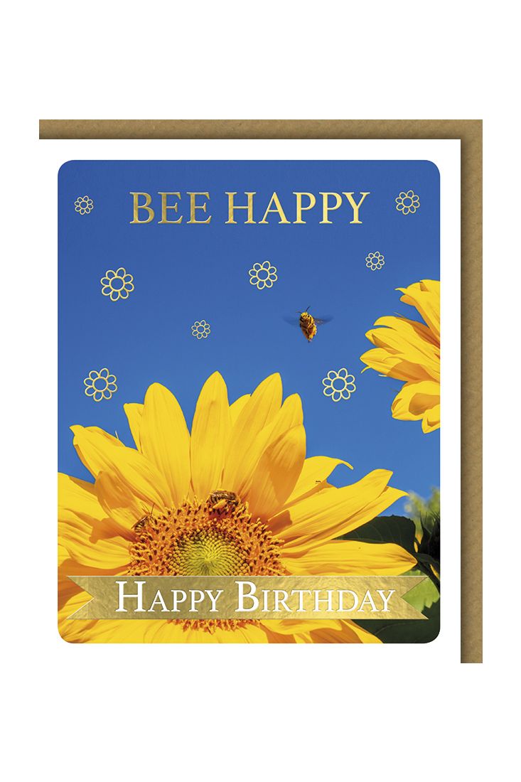 Glückwunschkarte Geburtstag Snapshot Bee Happy Happy Birthday
