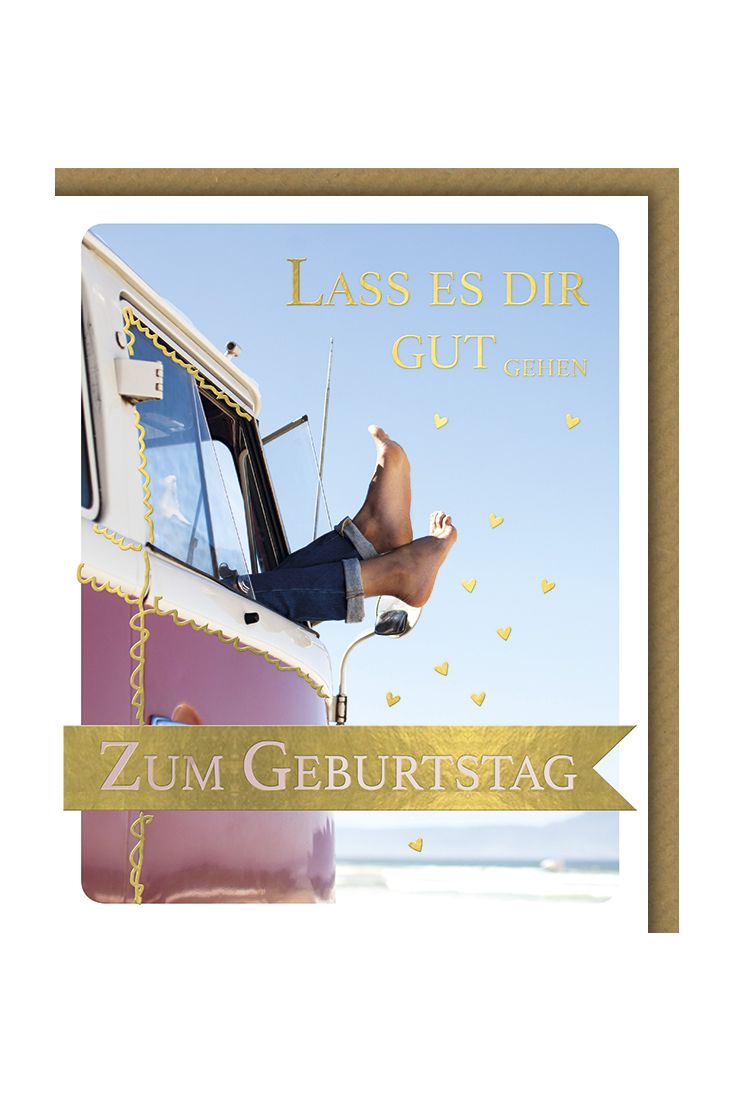 Glückwunschkarte Geburtstag Snapshot Lass es dir gut gehen