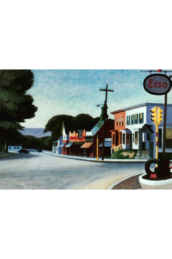 Kunstpostkarte Edward Hopper - Portrait of Orleans