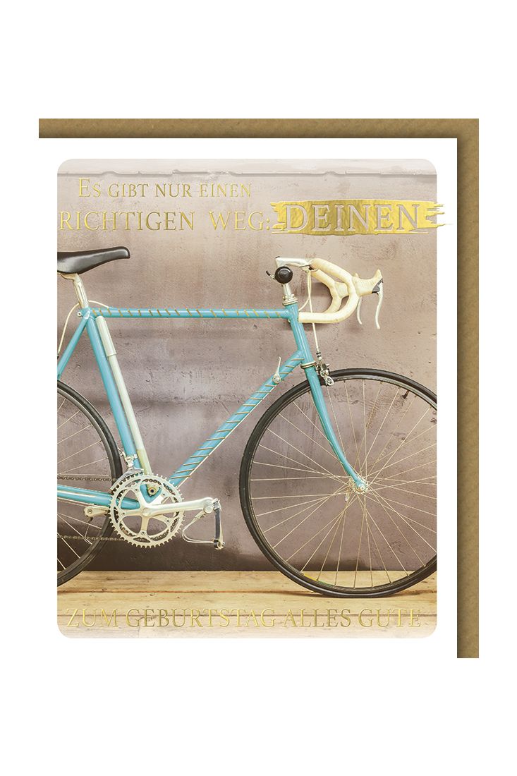 Glückwunschkarte Geburtstag Snapshot Es gibt nur einen richtigen Weg DEINEN