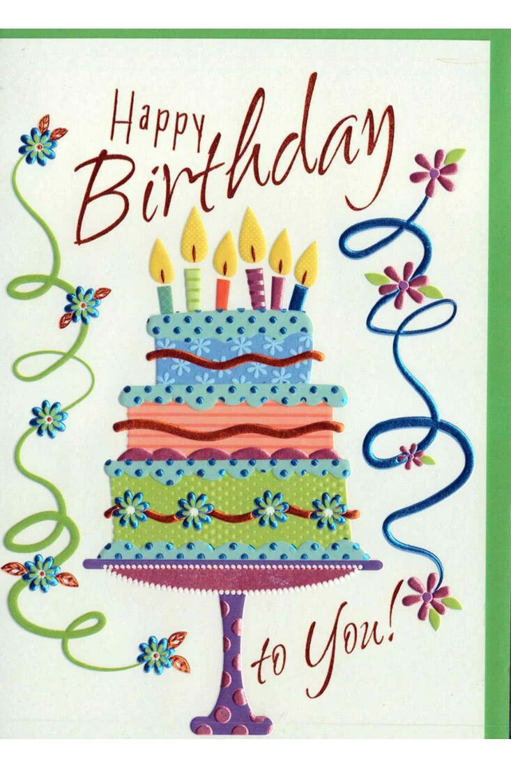 Geburtstagskarten Grußkarten Torte Glückwunschkarten Geburtstag 510-5197 