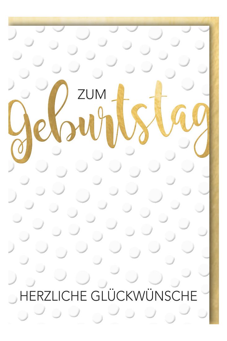 Geburtstagskarte - gepunktet