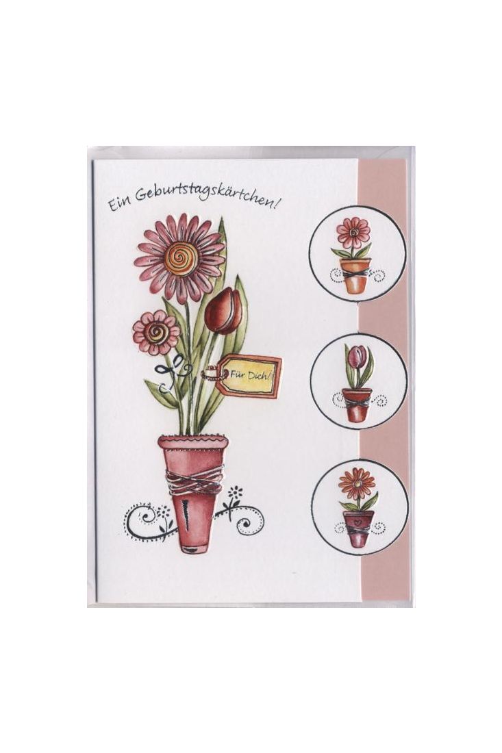 Glückwunschkarte Geburtstag: Ein Geburtstagskärtchen für dich!