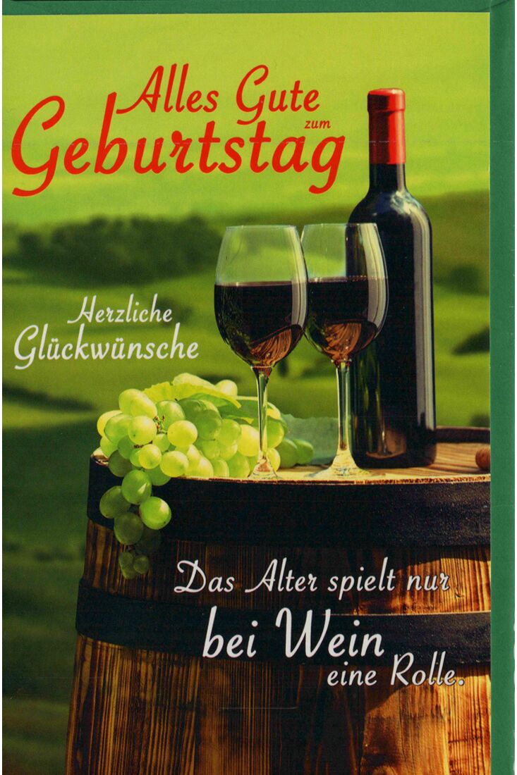50/100 Geburtstagskarten Grußkarten Wein Glückwunschkarten Geburtstag 510-3753 A 
