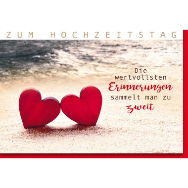 Glückwunschkarte zum Hochzeitstag Spruch Erinnerungen