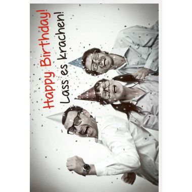Glückwunschkarte Geburtstag Spruch Happy Birthday! Lass es krachen