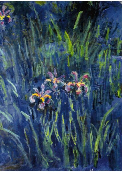 Kunstpostkarte Claude Monet - Irises