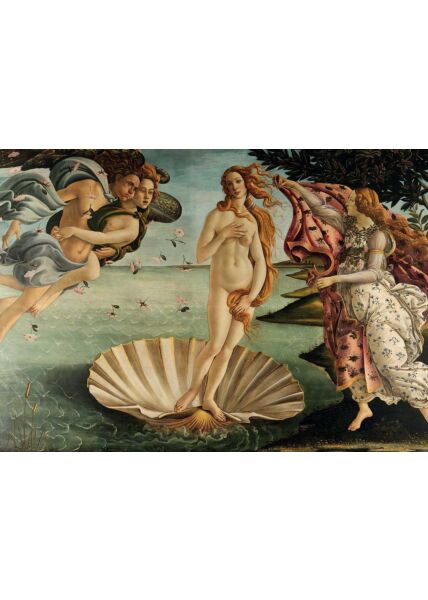 Kunstpostkarte Sandro Botticelli - Die Geburt der Venus