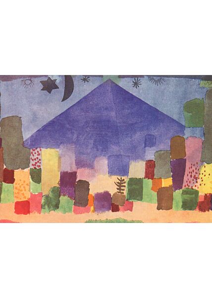 Kunstkarte Paul Klee - The Mountain Niesen