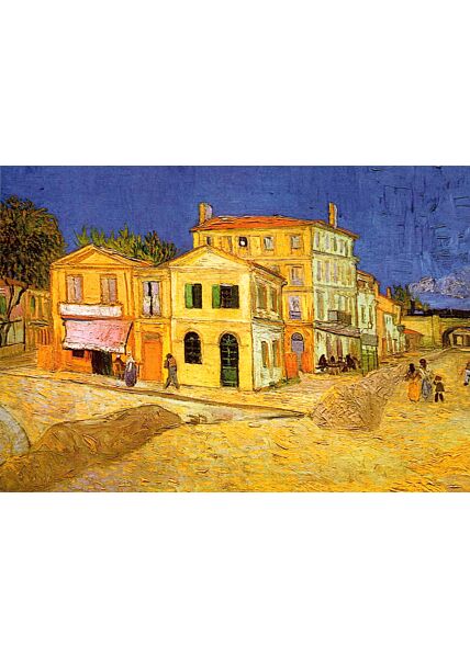 Kunstkarte Vincent van Gogh - Das gelbe Haus
