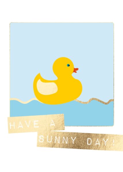 Postkarte Spruch Have a sunny day