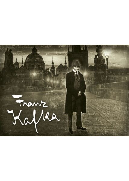 KunstPostkarte: Franz Kafka Brücke