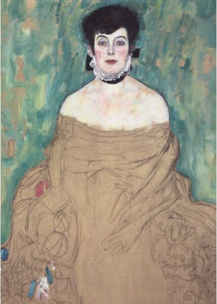 Kunstpostkarte Gustav Klimt - Portrait von Amalie Zuckerkandl