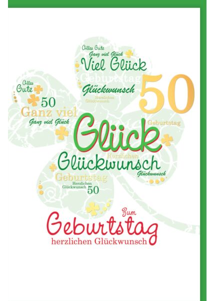 50 Geburtstagskarten Geburtstag Glückwunschkarten Grußkarten sk 4114 