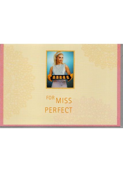 Geburtstagskarte Frau For Miss Perfect