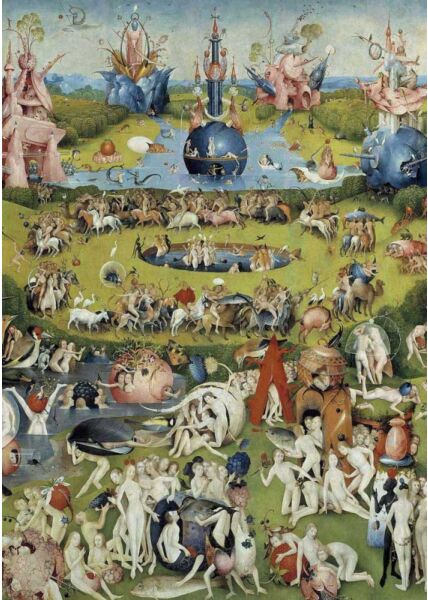 Kunstpostkarte Hieronymus Bosch - Garten der Lüste (Mitteltafel))