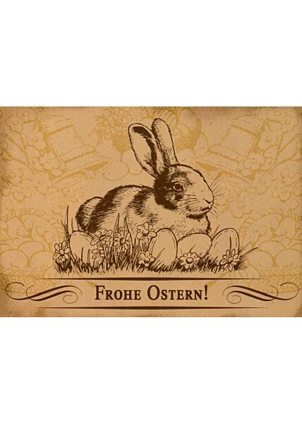 Osterpostkarte Frohe Ostern