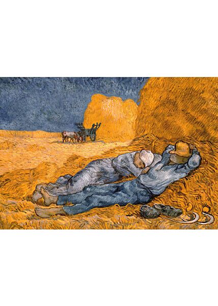 Kunstkarte Vincent van Gogh - The Siesta