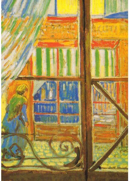 Kunstkarte Vincent van Gogh - Metzgerei, durch ein Fenster gesehen