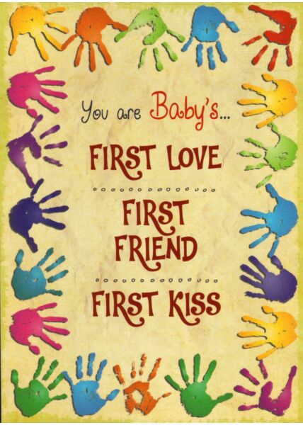 Postkarte First Love First Kiss Friend First Kiss