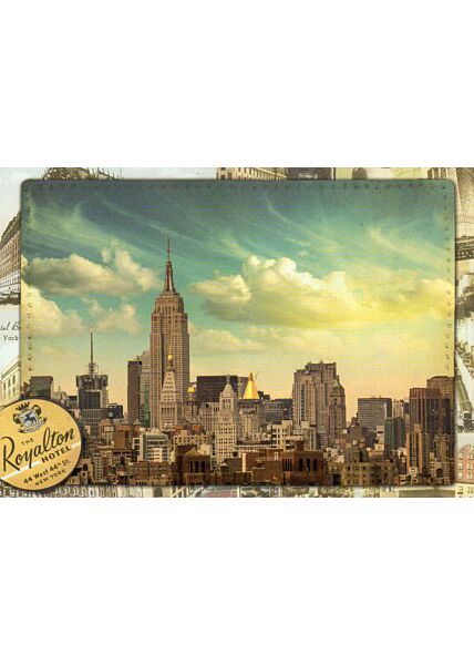 Postkarte Retromotiv Ansichtskarte Souvenirs from NY