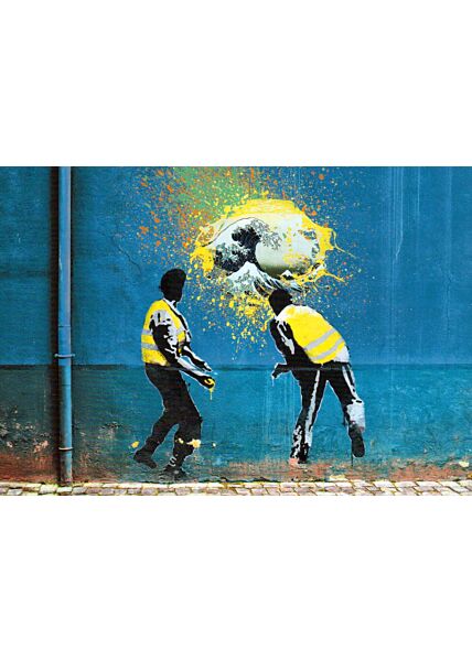 Kunstpostkarte Le Miracles Banksy & Beyond Paris
