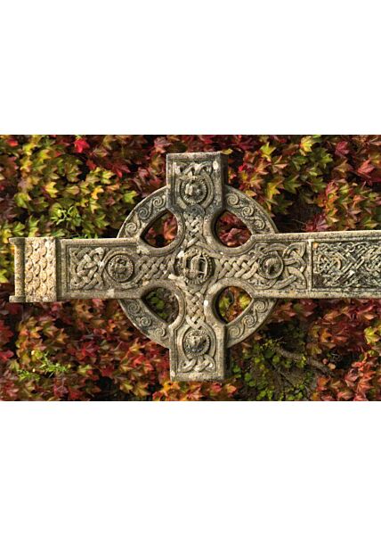 Postkarte blanko: Celtic Cross