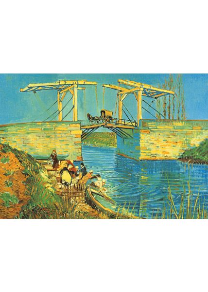 Kunstkarte Vincent van Gogh - Bridge at Arles