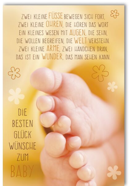 Gluckwunschkarte Zur Geburt Eines Babys Schreiben Grusskartenladen De