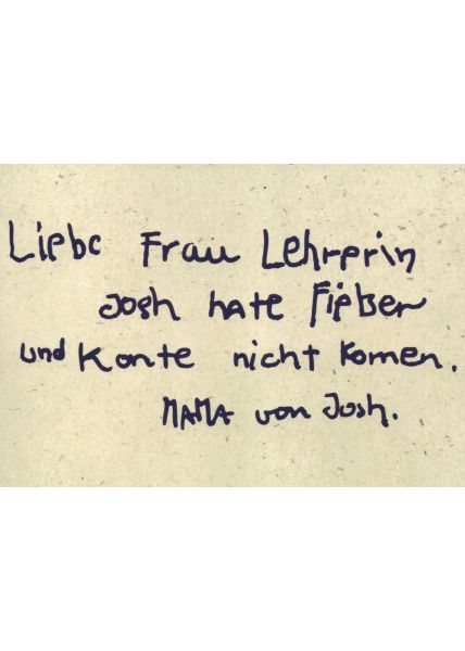 Postkarte witzig Spruch Liebe Frau Lehrerin