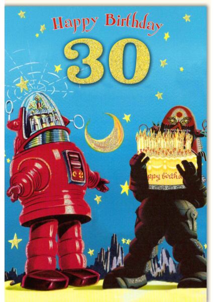 Geburtstagskarte 30 Happy Birthday - 30! Astronauten
