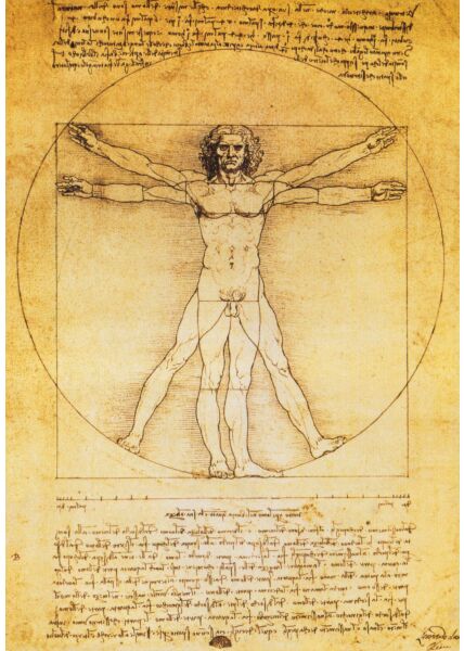 Kunstkarte Leonardo da Vinci