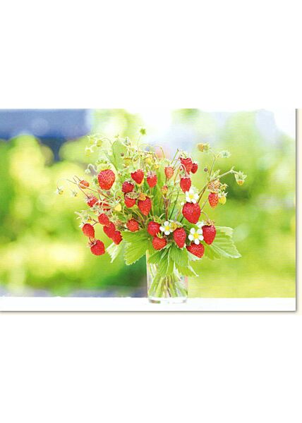 Blankokarte Blume Fresh - Warm - Beautiful