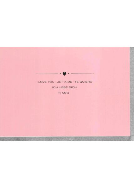 Grußkarte Valentinstag premium Ti Amo