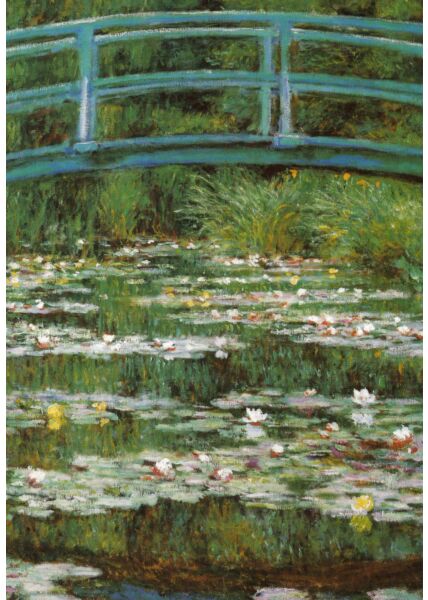 Kunstkarte Claude Monet - The Japanese Footbridge