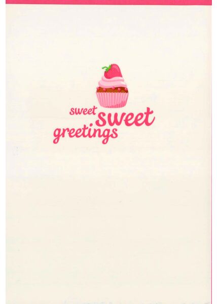 Grußkarte Kuchen liebevoll: sweet sweet greetings