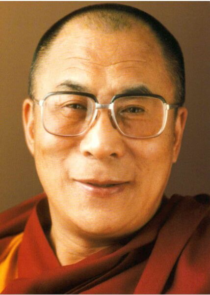 Postkarte spirituell: Dalai Lama