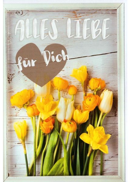 Alles Liebe für Dich Grußkarte